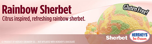 Rainbow Sherbet: Citrus inspired, refreshing rainbow sherbet!